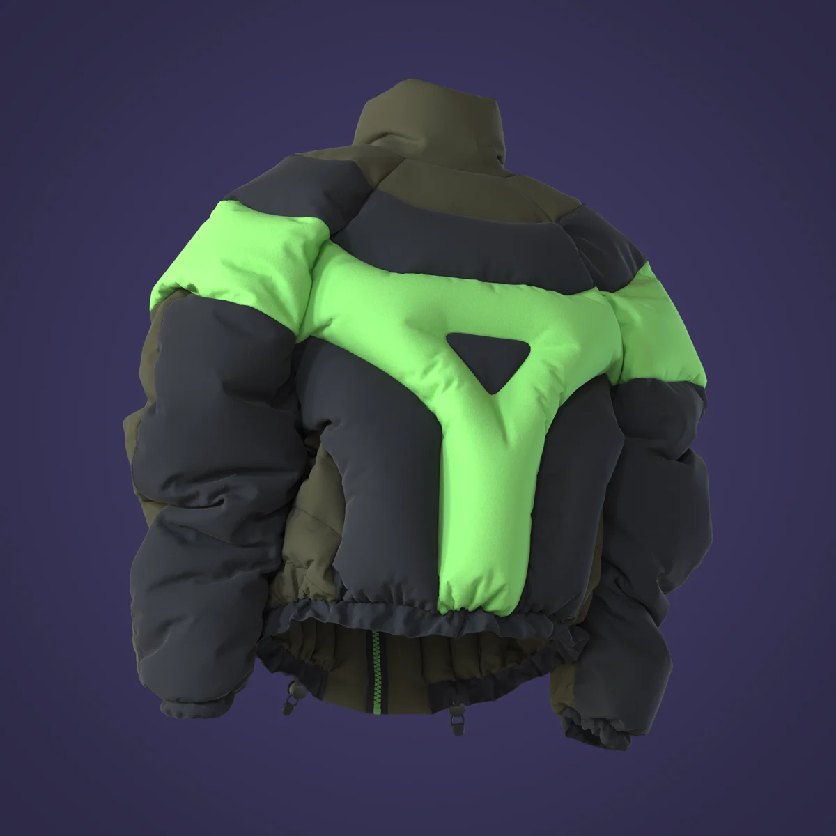 PUFFY BOMER JACKET UNISEX | 3D Model - CONNECT