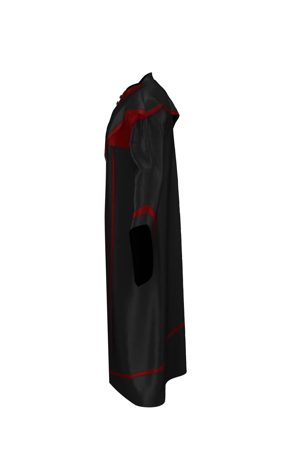Graduation Robe with Custom Stole – Academic Cerem | 3D Model - CONNECT