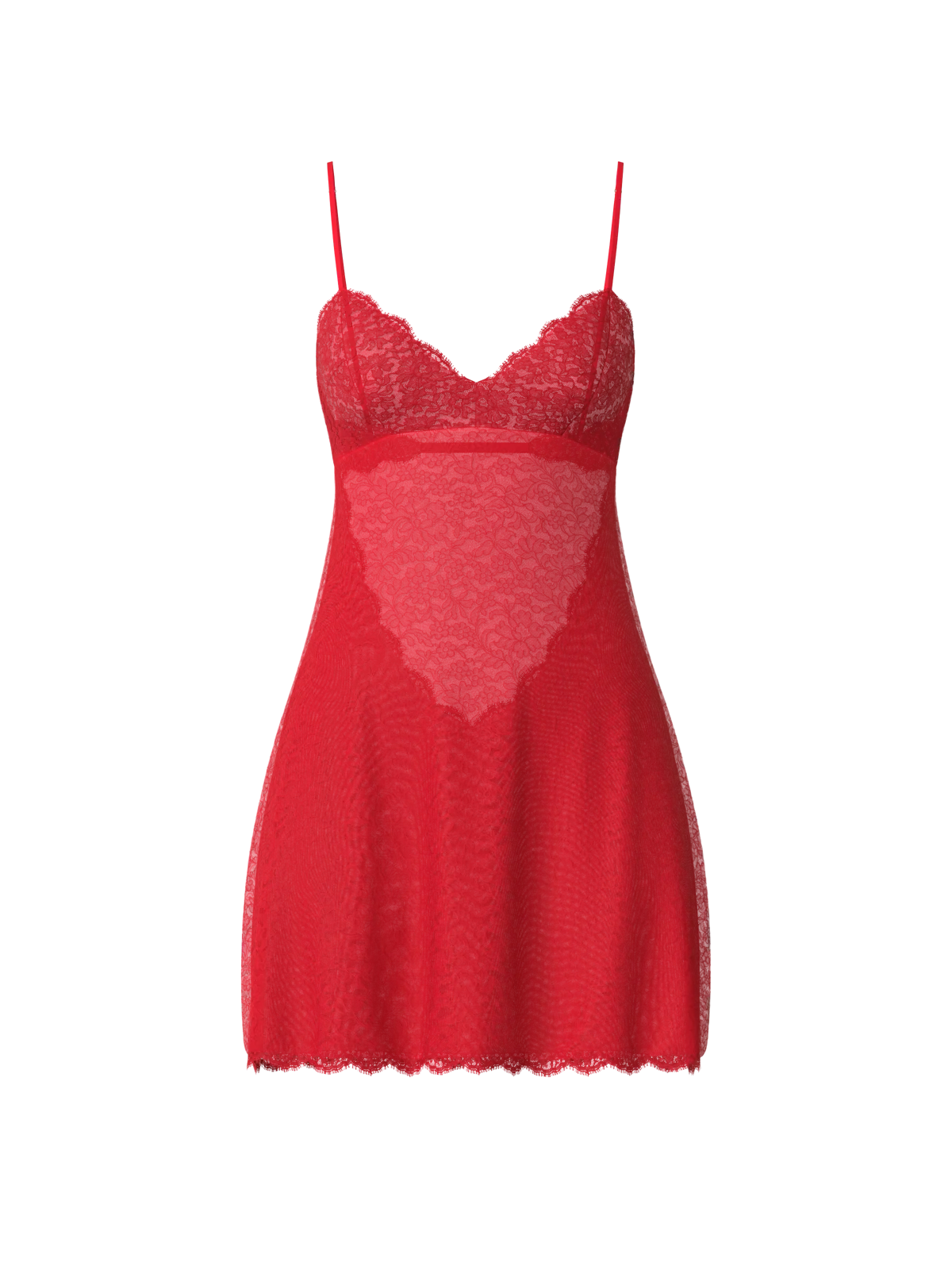Flower Lace Slip Dress | 3D Model - CONNECT