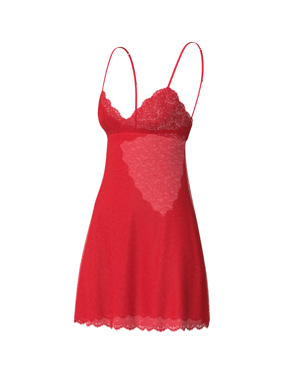 Flower Lace Slip Dress | 3D Model - CONNECT