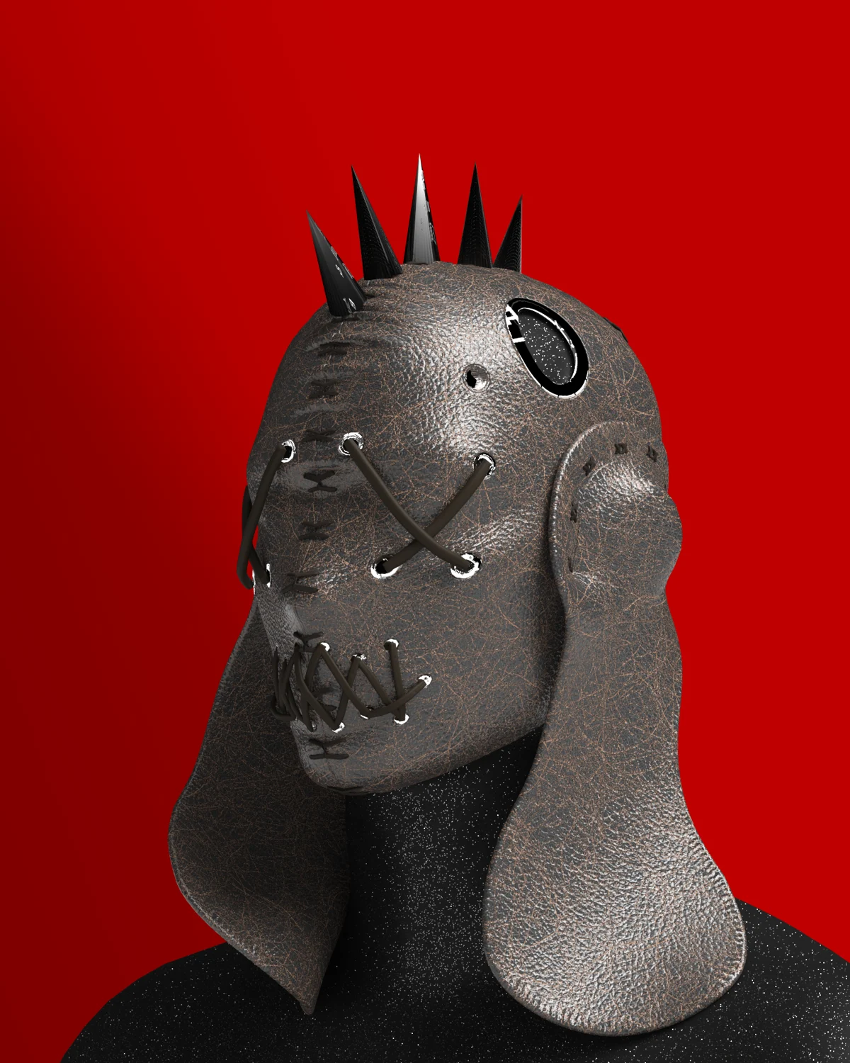 Custom Face Mask Design – Avant-Garde Aesthetics | 3D Model - CONNECT