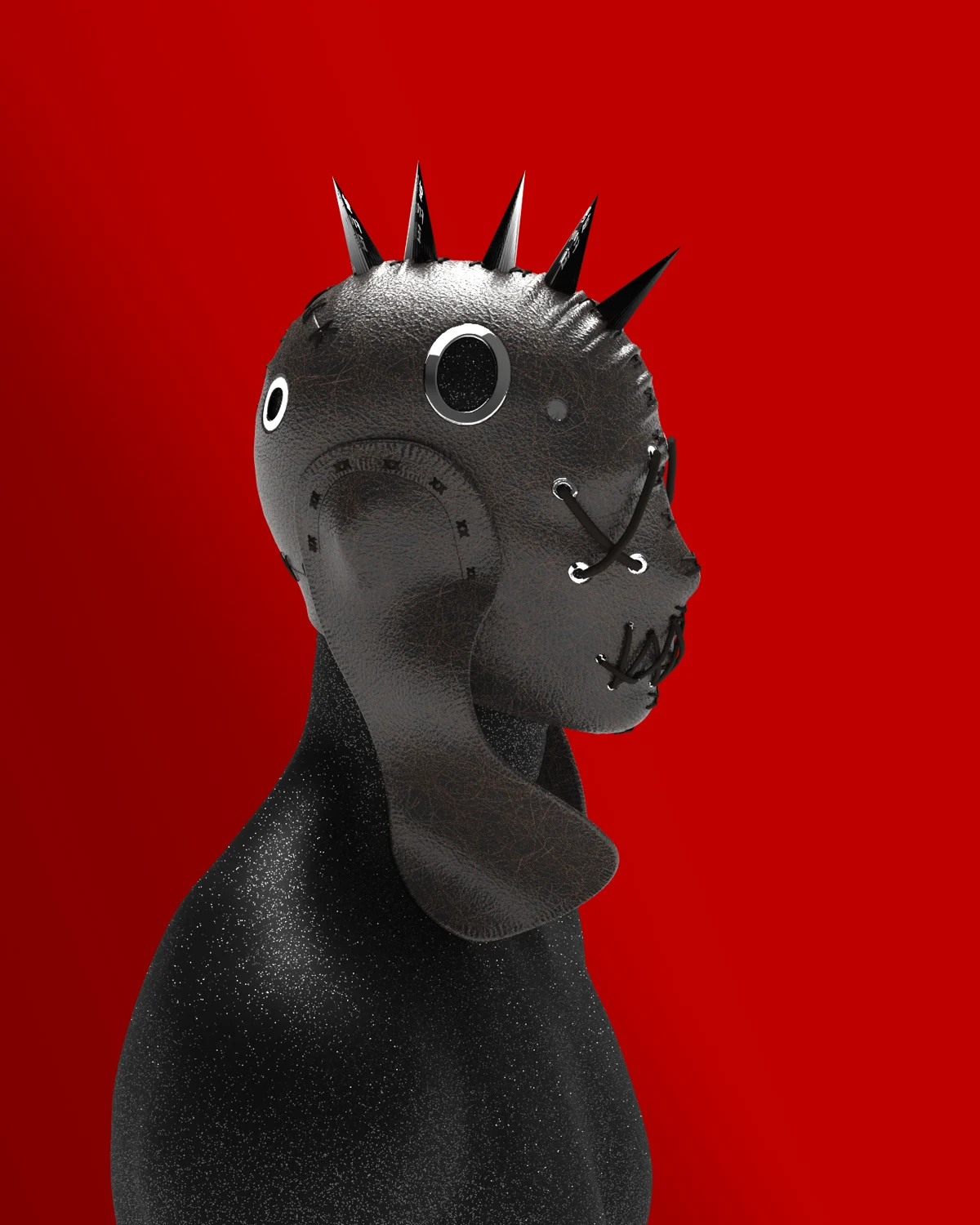 Custom Face Mask Design – Avant-Garde Aesthetics | 3D Model - CONNECT