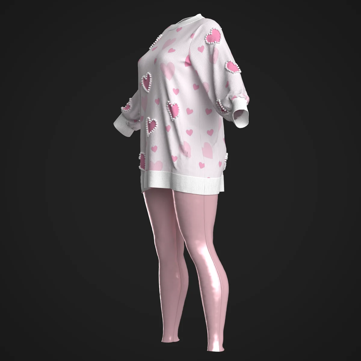 Pink Dress 01 | 3D Model - CONNECT