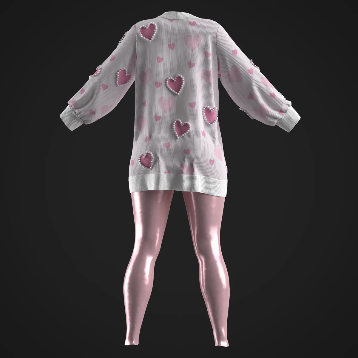 Pink Dress 01 | 3D Model - CONNECT