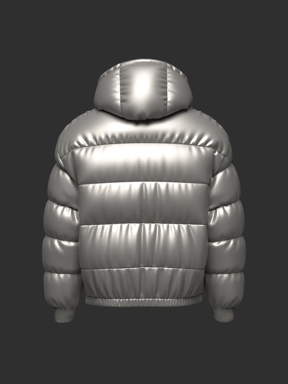 Men's Puffer Jacket | 3D Model - CONNECT