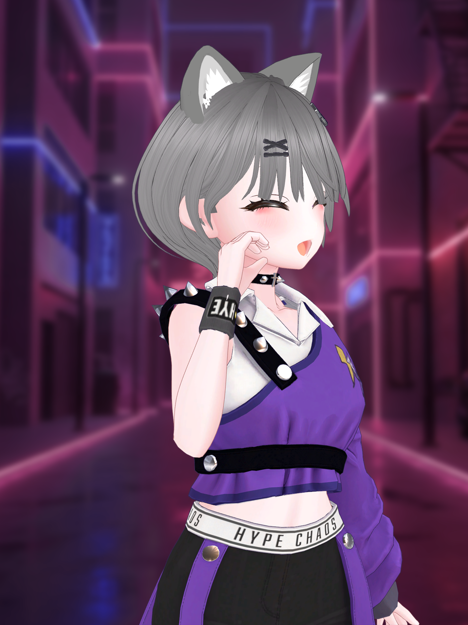 [Lucy] Midnight Punk Streetwear | VRChat - CONNECT Gamewear