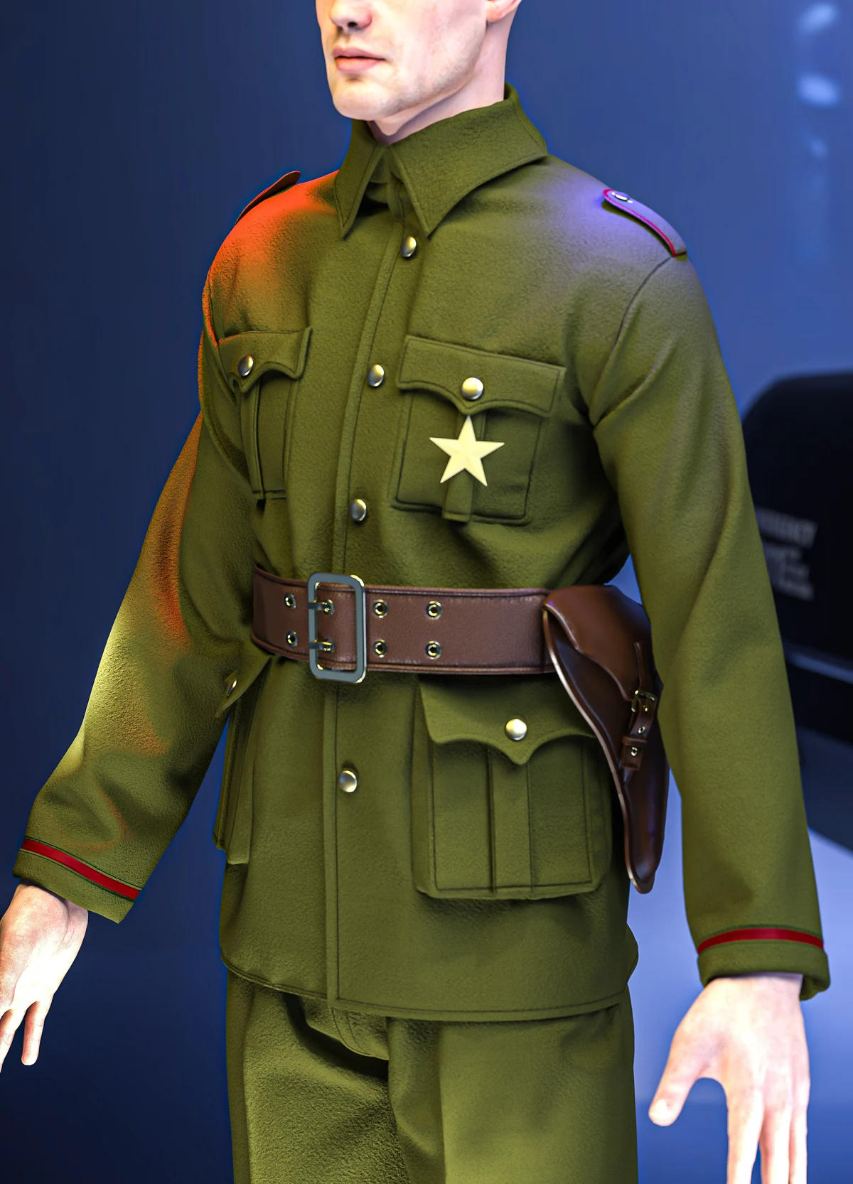 Police man Uniform | 3D Model - CONNECT