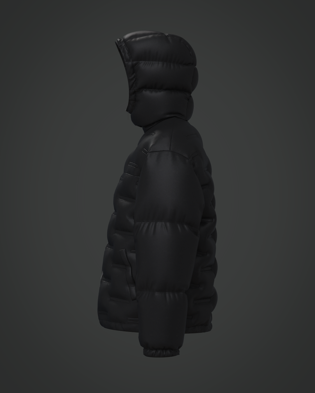 Puffer jacket | 3D Model - CONNECT