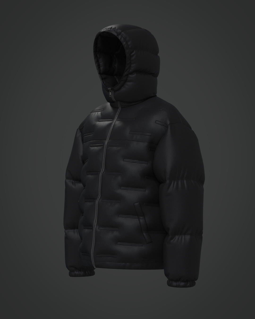 Puffer jacket | 3D Model - CONNECT
