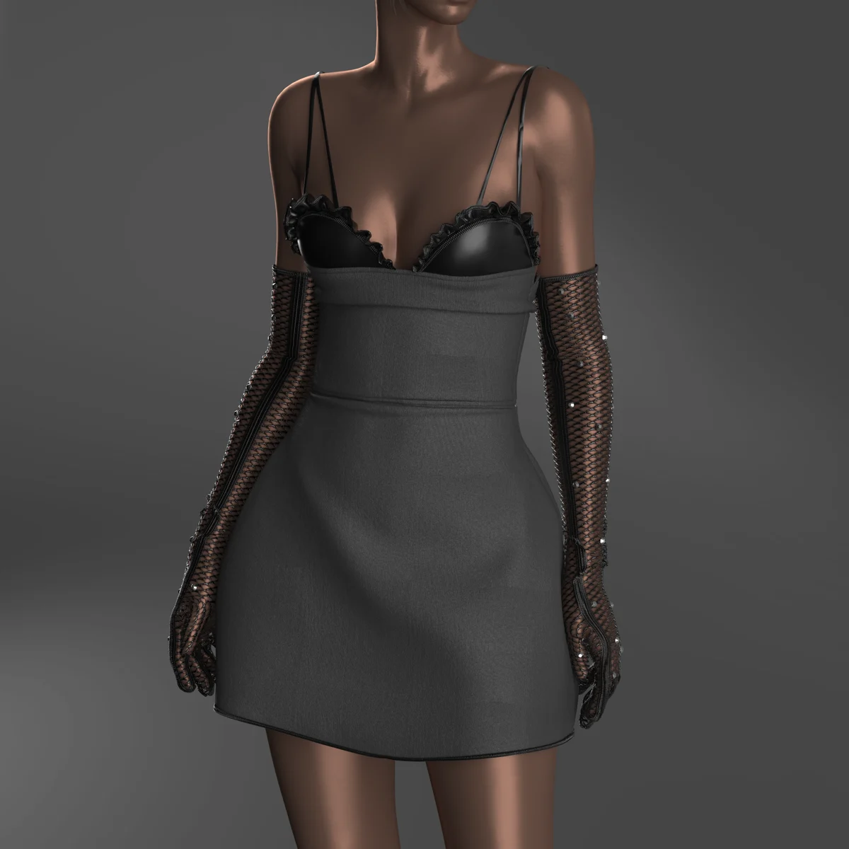 Midi dress | 3D Model - CONNECT