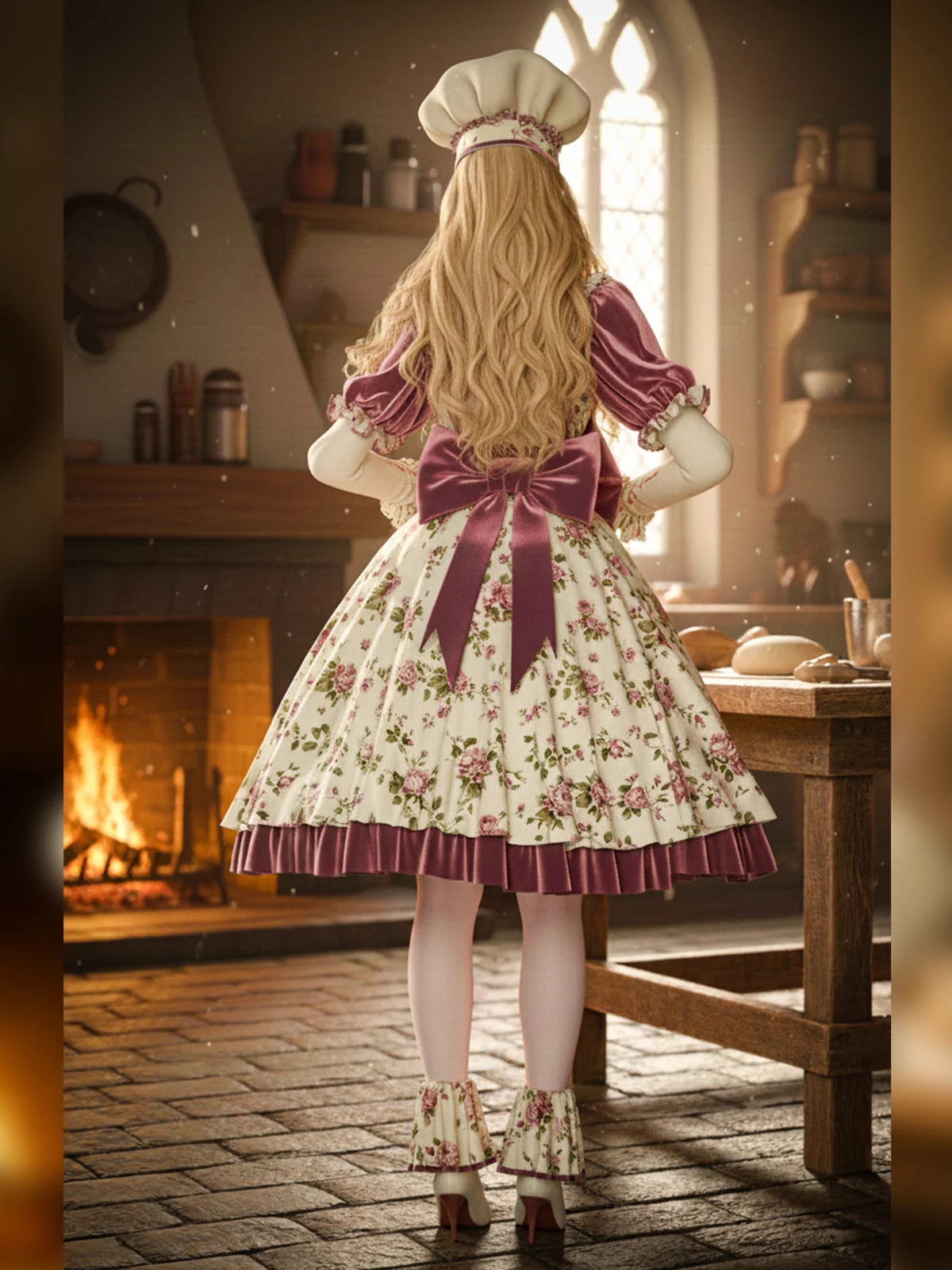 Female chef outfit | 3D Model - CONNECT