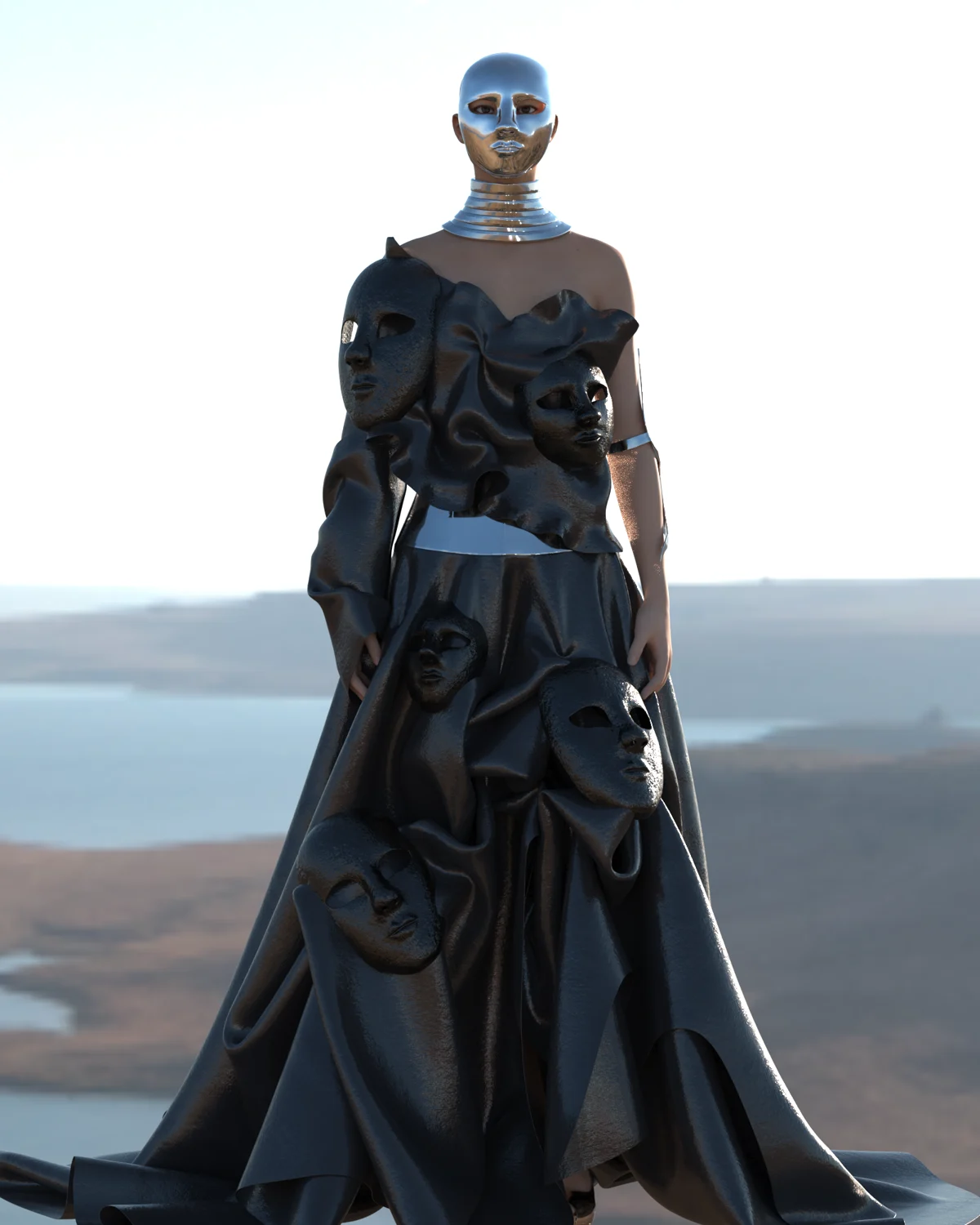 MASKS BLACK | 3D Model - CONNECT