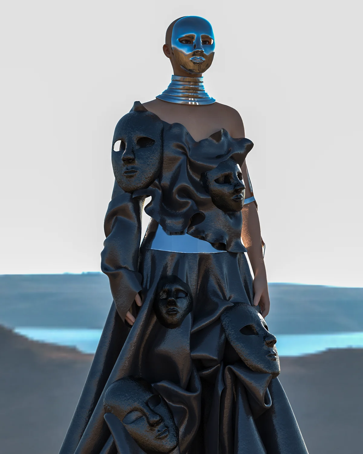 MASKS BLACK | 3D Model - CONNECT