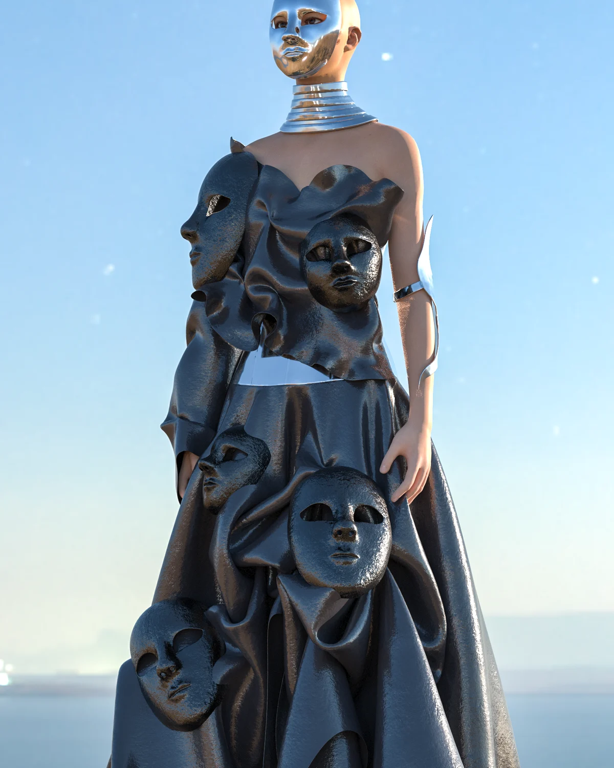 MASKS BLACK | 3D Model - CONNECT