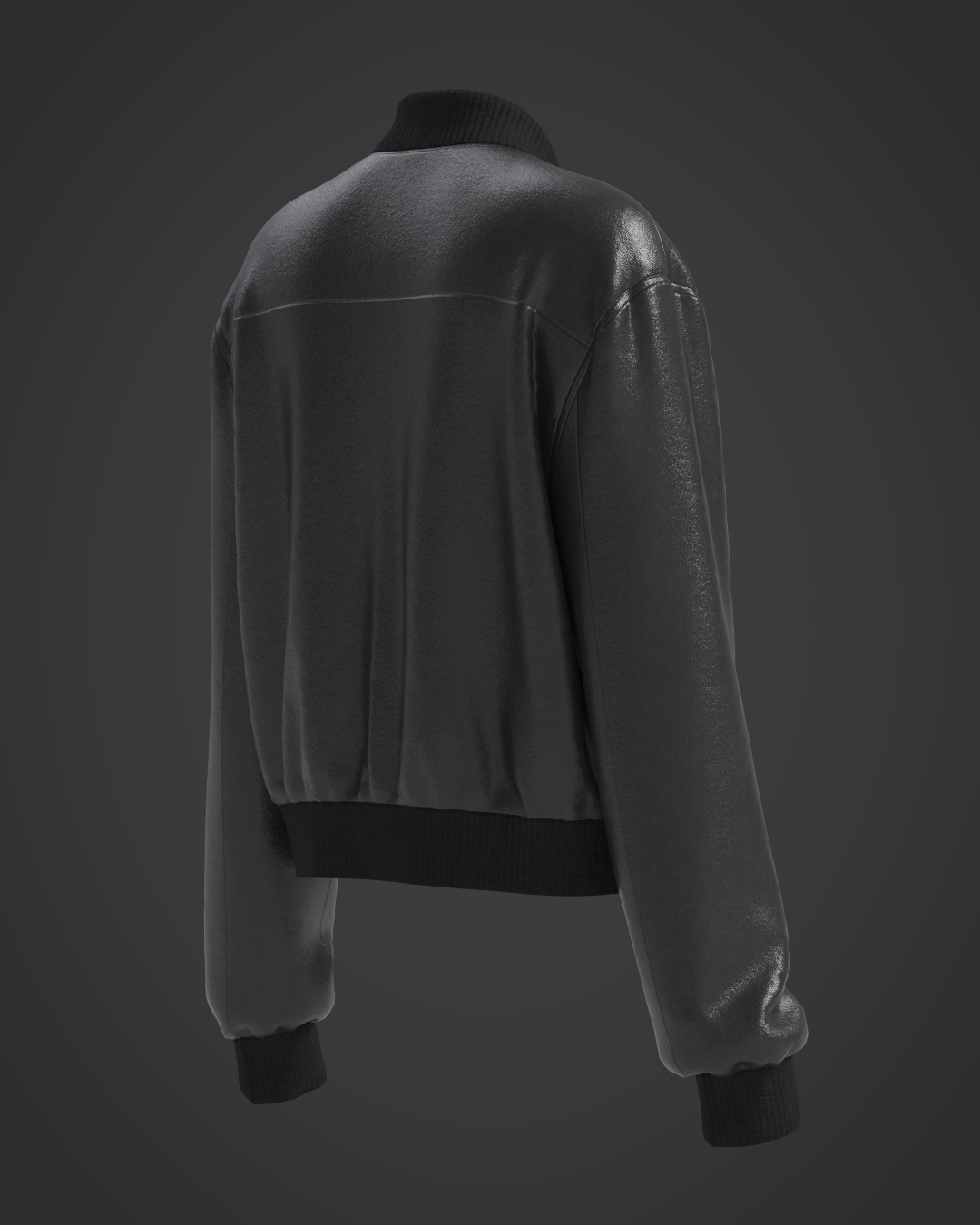 Button Leather Jacket | 3D Model - CONNECT