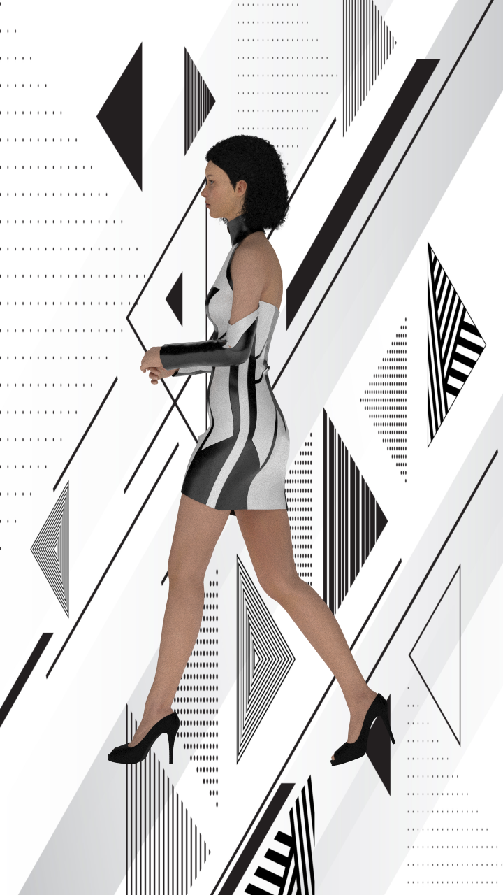 GEO_Fashion monochrome | 3D Model - CONNECT