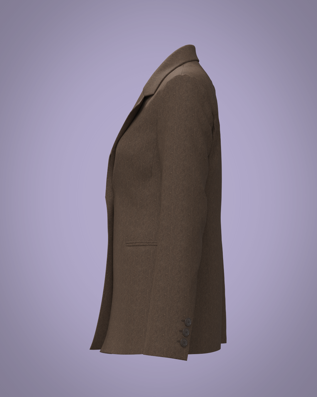 two-button blazer | 3D Model - CONNECT