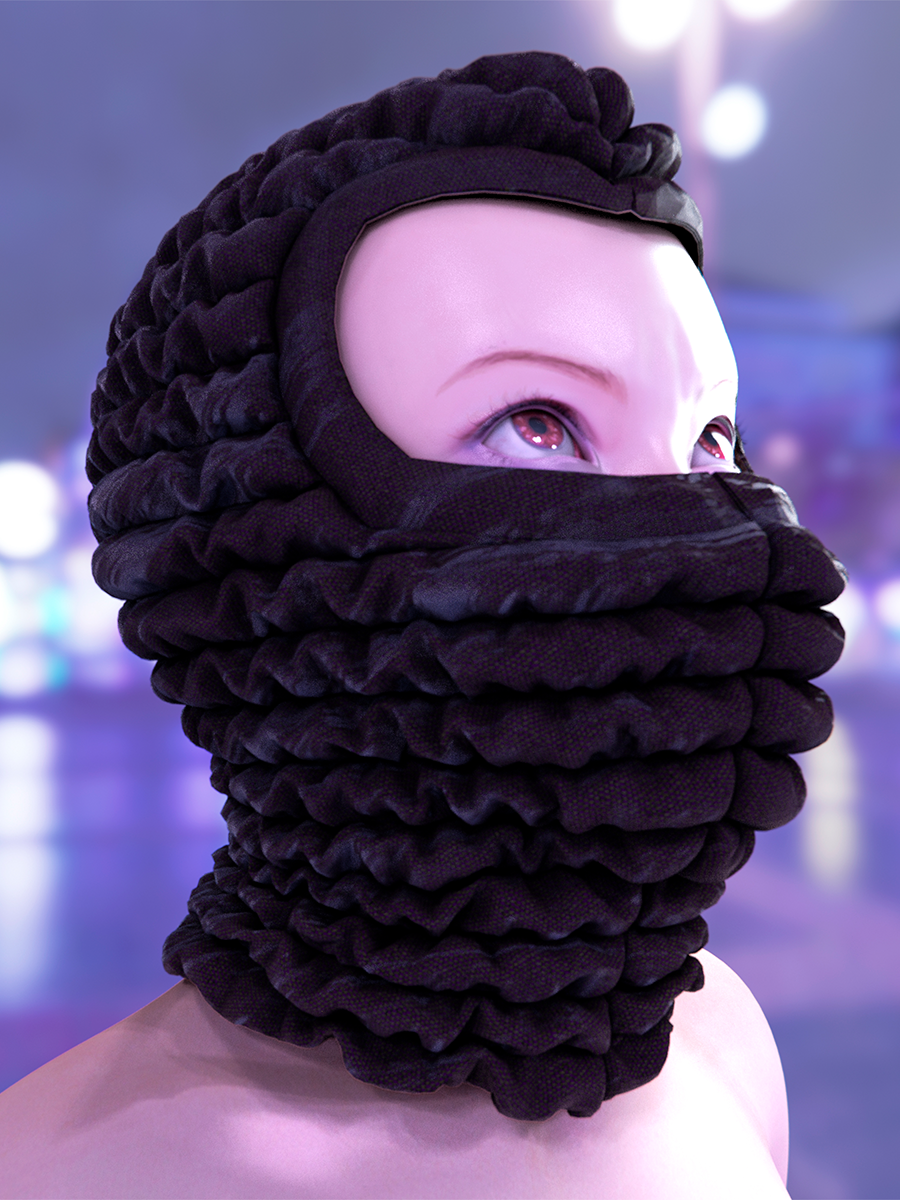 Ski Mask Puffer X3 | 3D Model - CONNECT