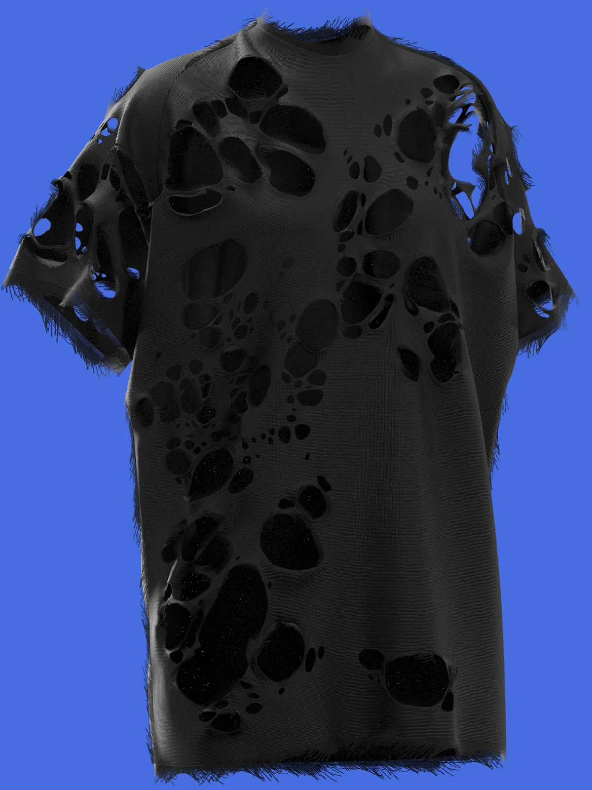ripped distressed tshirt | 3D Model - CONNECT