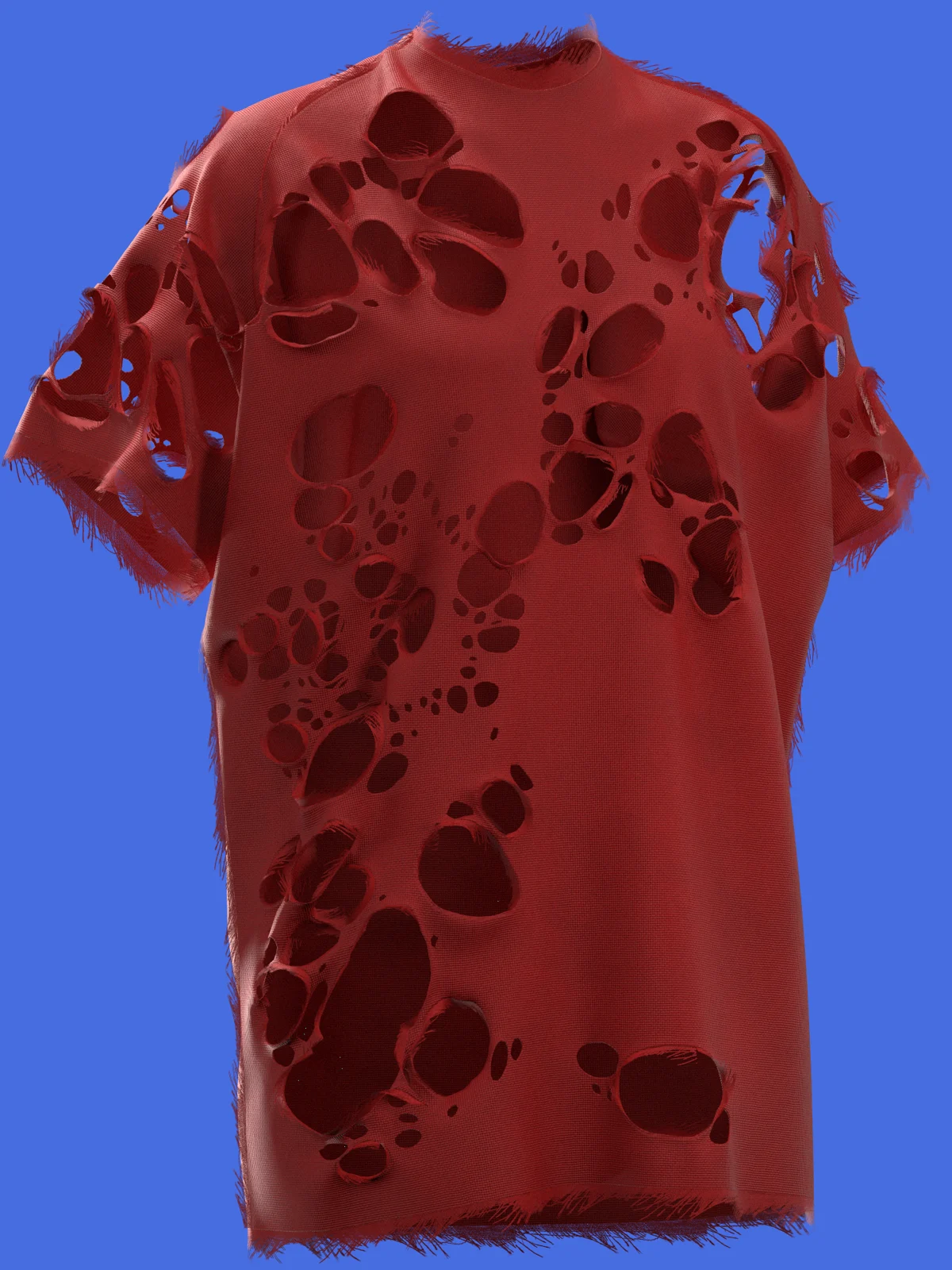 ripped distressed tshirt | 3D Model - CONNECT