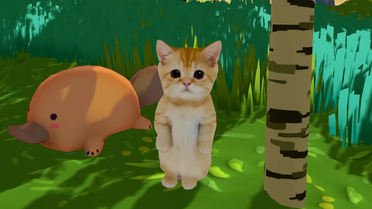 Cute Orange Cat | VRChat - CONNECT Gamewear
