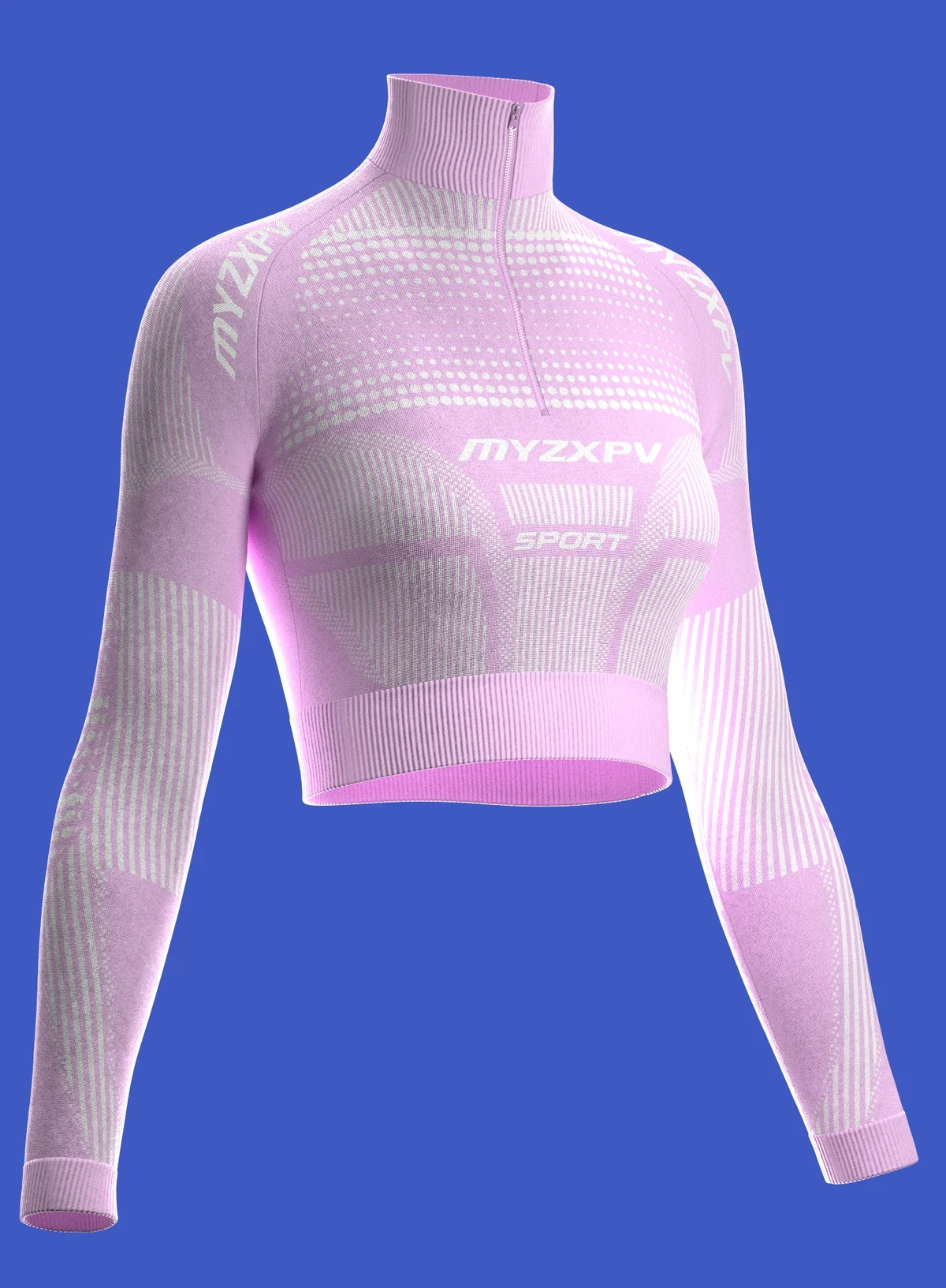 sportswear long sleeve compression crop top | 3D Model - CONNECT