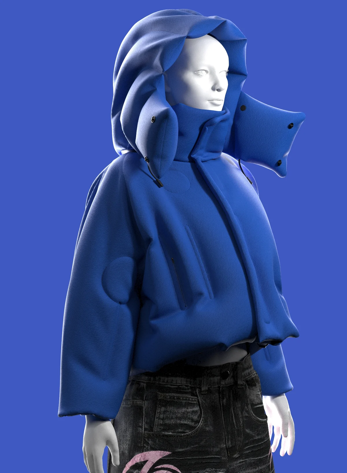 big XL puffer jacket | 3D Model - CONNECT