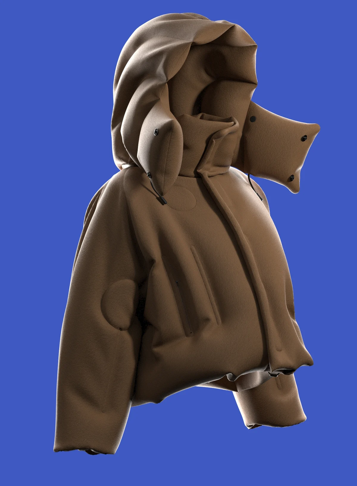 big XL puffer jacket | 3D Model - CONNECT