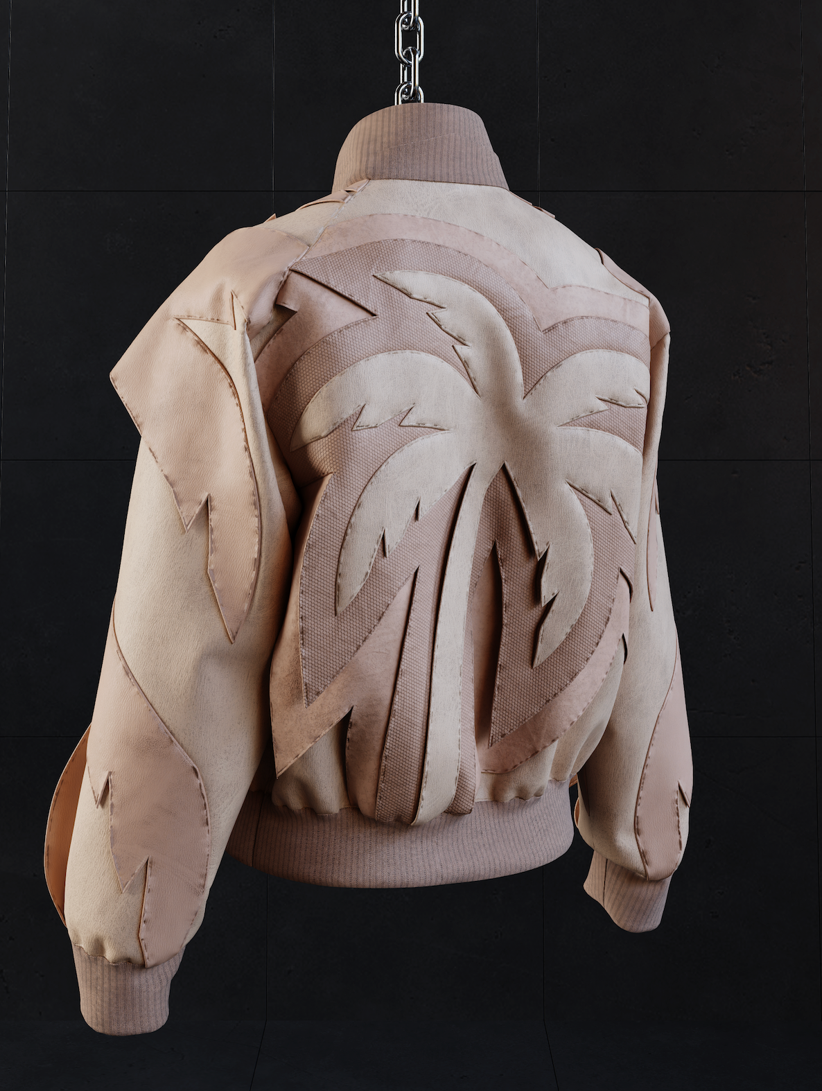 Palm Tree Layered Jacket | 3D Model - CONNECT
