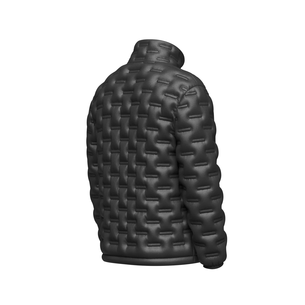 Men’s Black Quilted Puffer Jacket | 3D Model - CONNECT