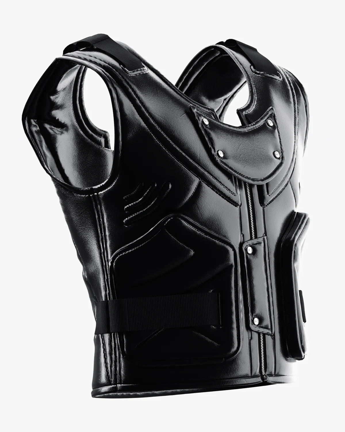 Streetwear Tactical Leather Vest · Model 015 | 3D Model - CONNECT