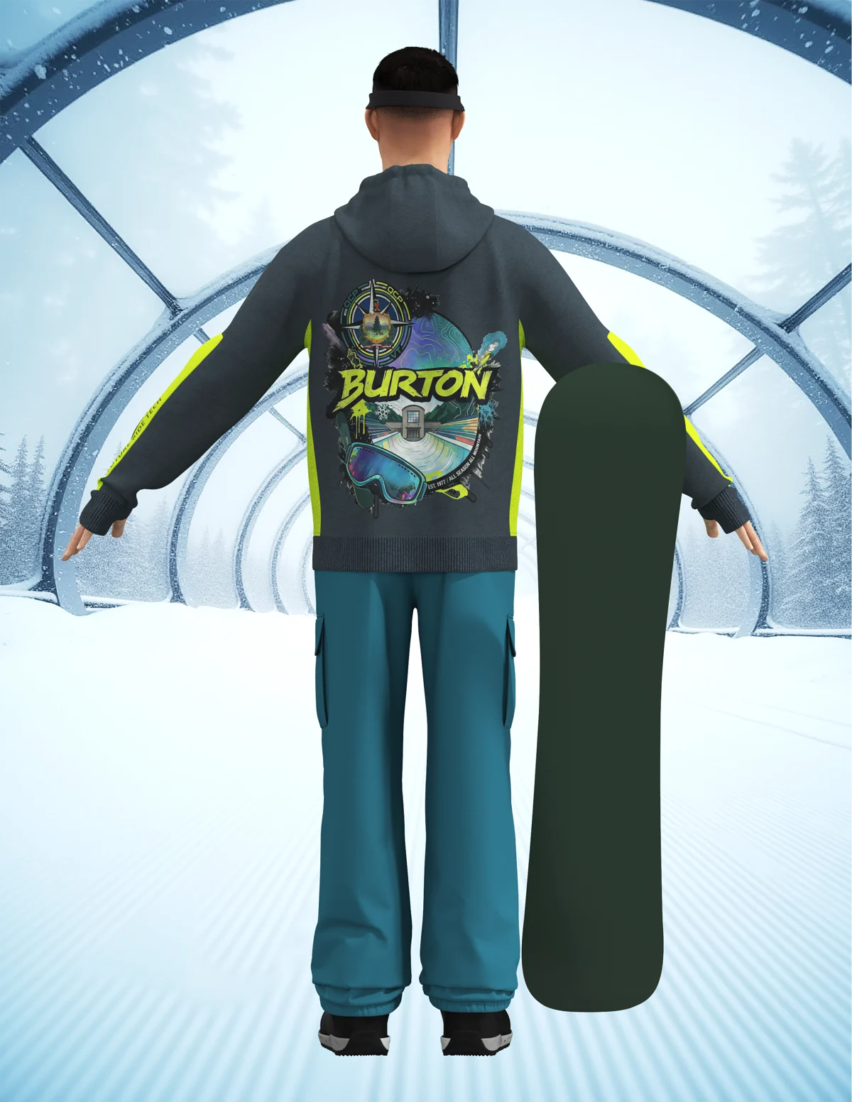 Dome Flow Rider | 3D Model - CONNECT