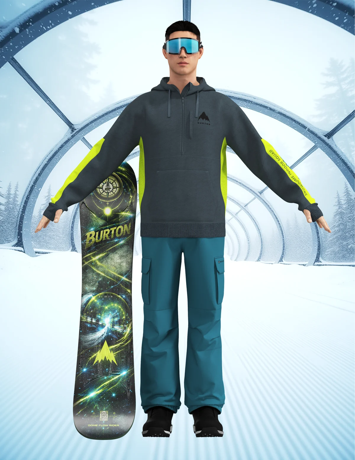 Dome Flow Rider | 3D Model - CONNECT