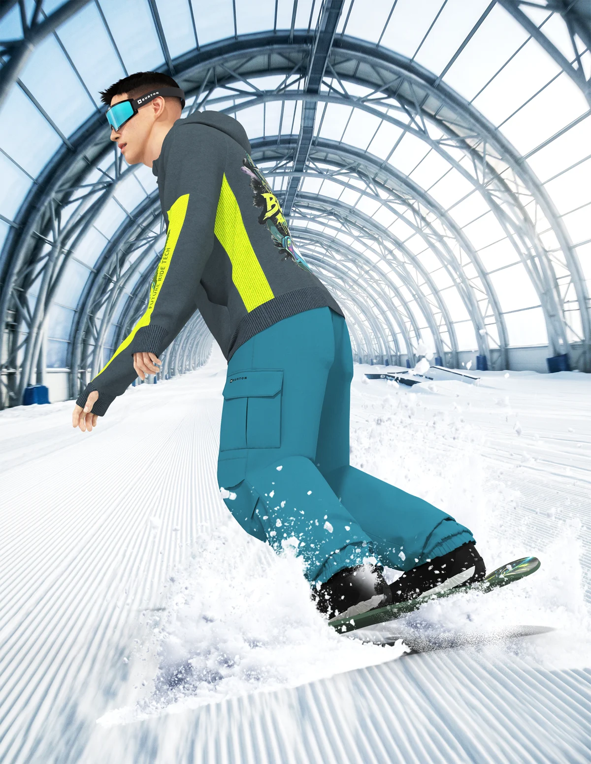 Dome Flow Rider | 3D Model - CONNECT
