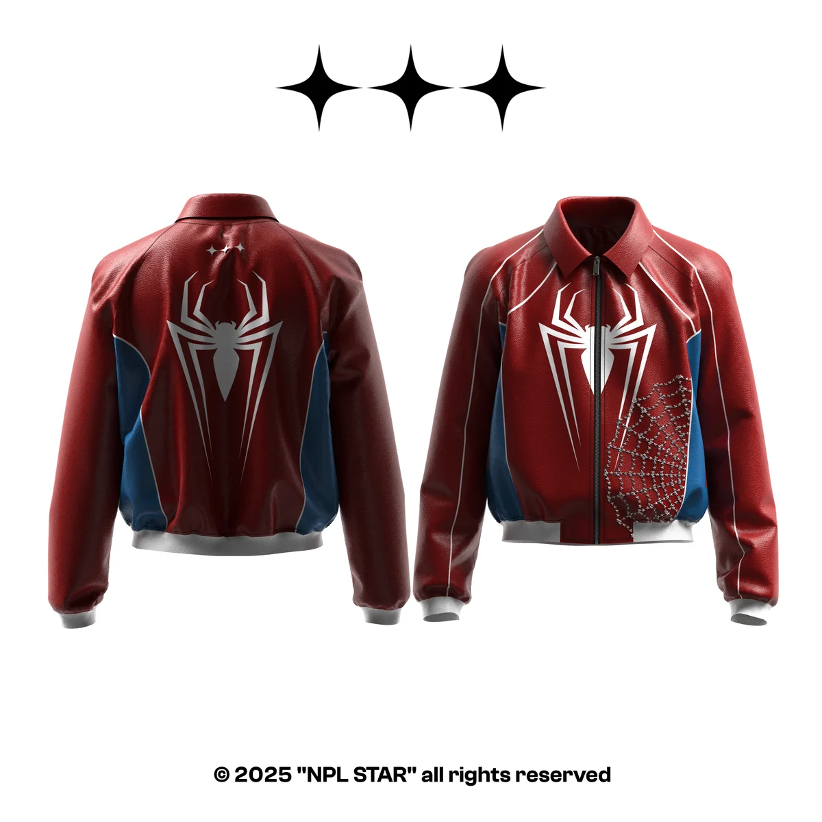 NPl jacket spider-man red | 3D Model - CONNECT