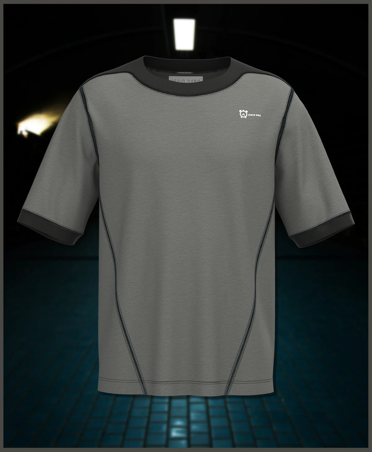 Men’s Urban Techwear Performance T-Shirt | 3D Model - CONNECT