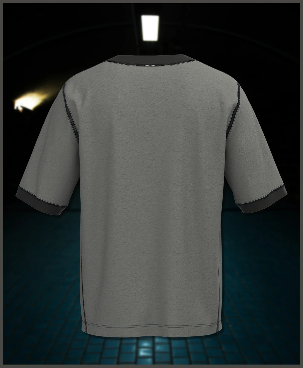 Men’s Urban Techwear Performance T-Shirt | 3D Model - CONNECT