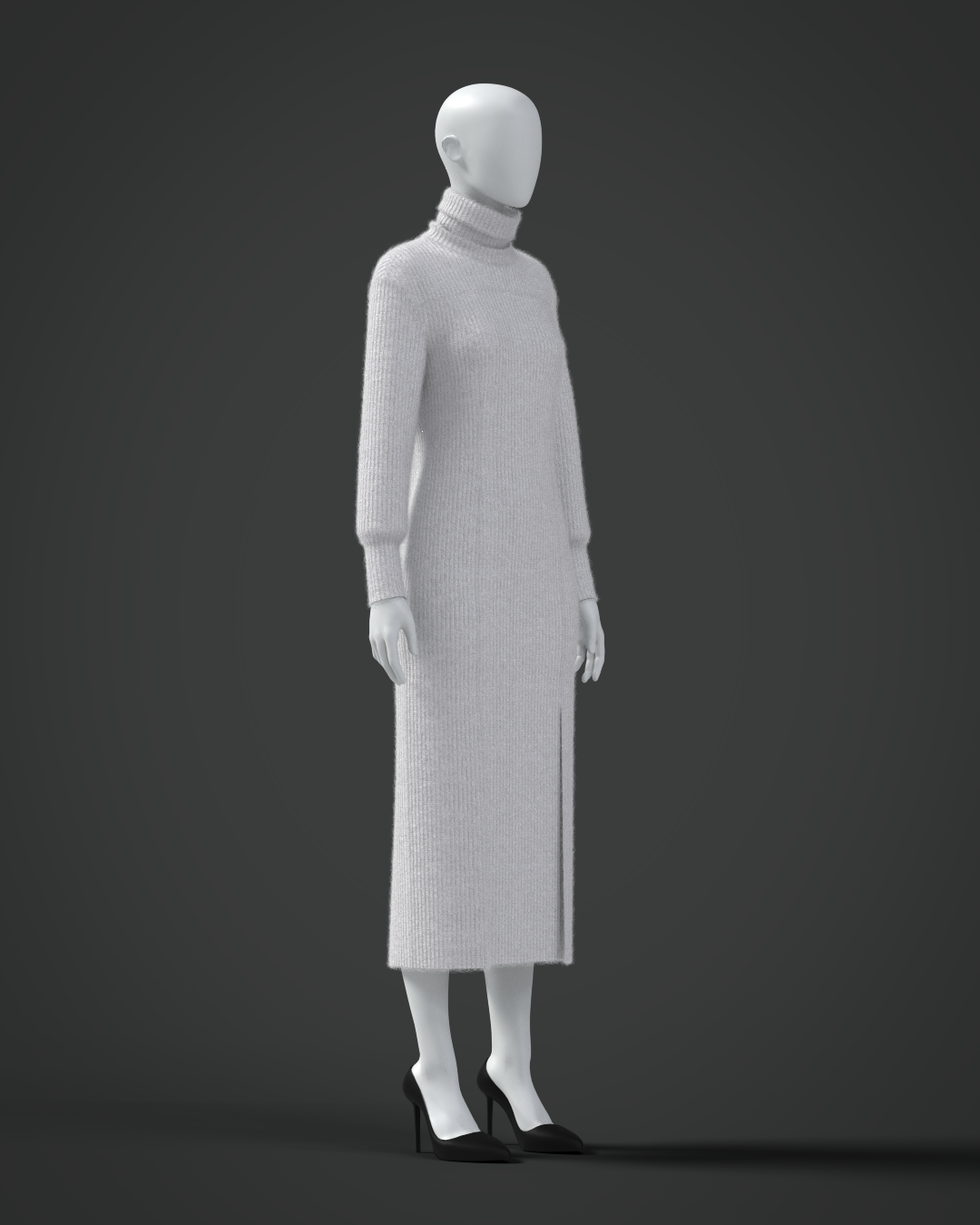 knit dress | 3D Model - CONNECT