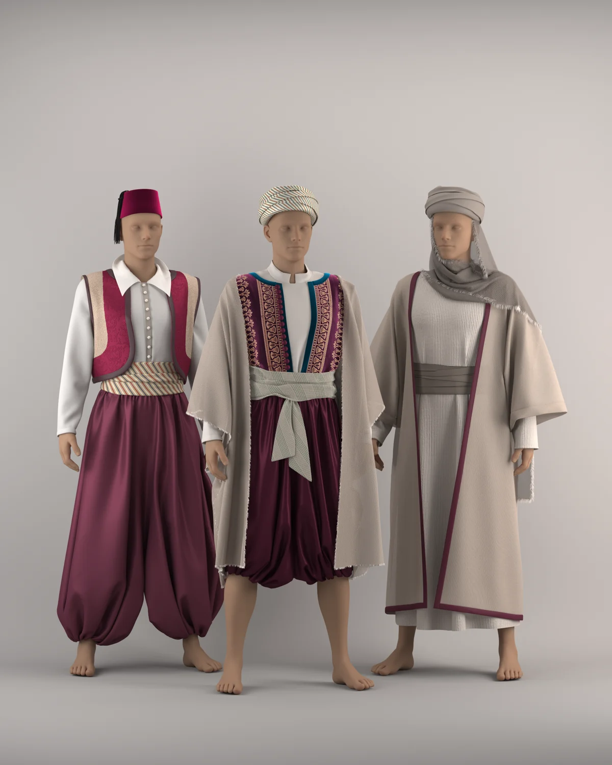 Arabic Outfit Collection | 3D Model - CONNECT