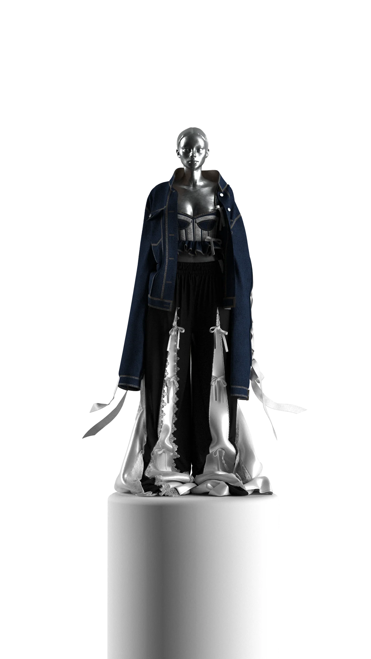 Ruffles in Denim | 3D Model - CONNECT