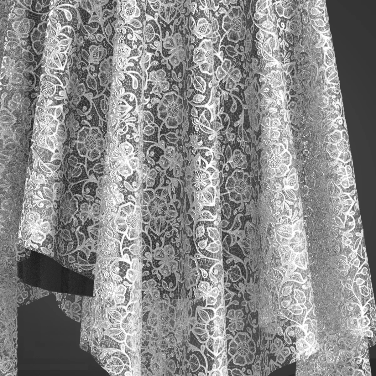 lace fabric_02. | 3D Model - CONNECT