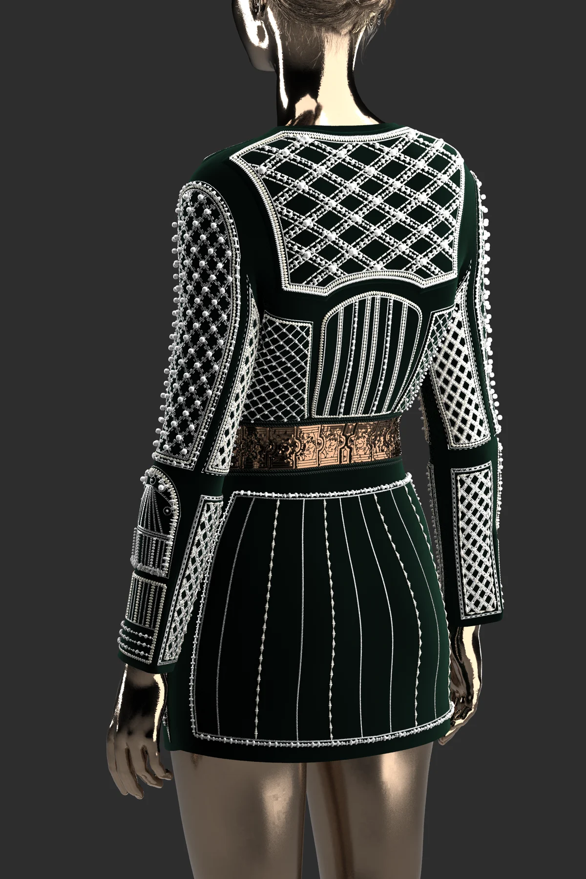 Couture Mini Dress | 3D Model - CONNECT