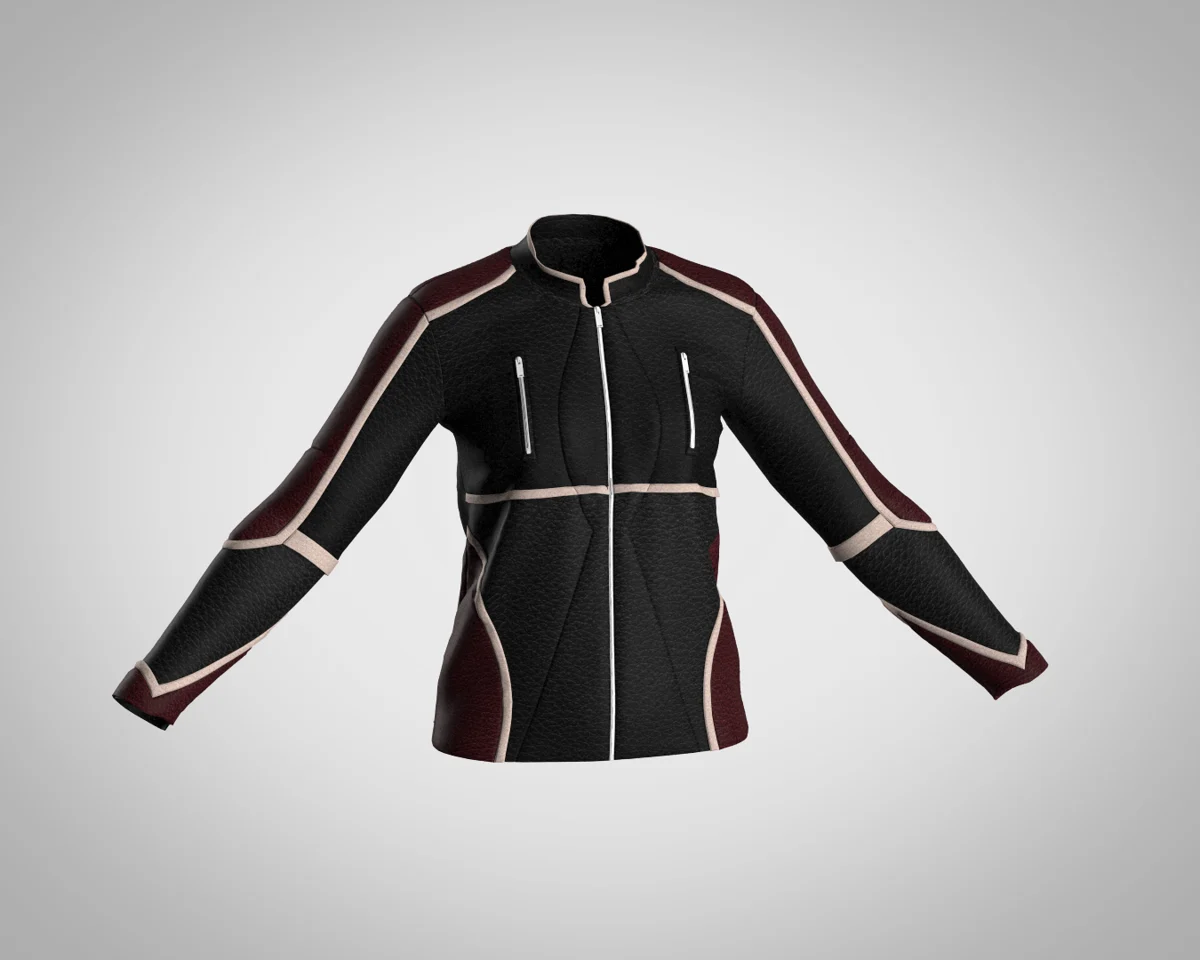 Women's Raider Leater Jacket | 3D Model - CONNECT